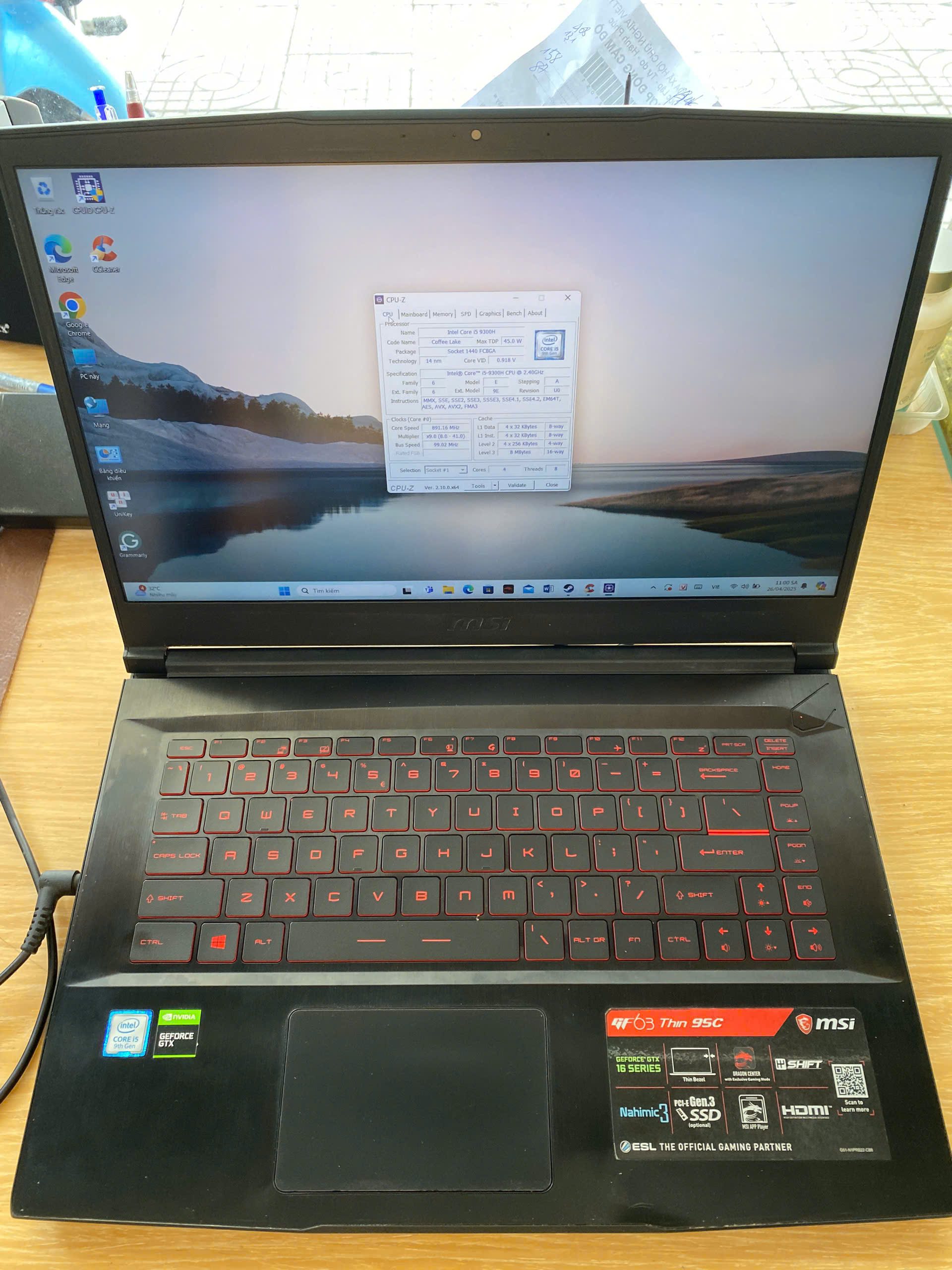 Laptop Gaming Msi Gf63 Thin 9Sc Core I5 9300H Đẹp 1 z6543301682531 6e89747c3d13419f107169eee86b257d